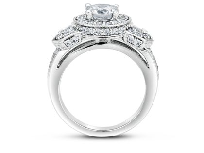 Silver ring "1000 Crystals"