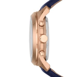  Grant Automatic Leather Watch - Blue 