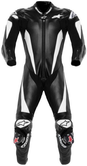 Alpinestars Race Replica Leather Suit - Black/White