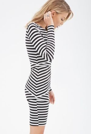 Rochie Striped Bodycon